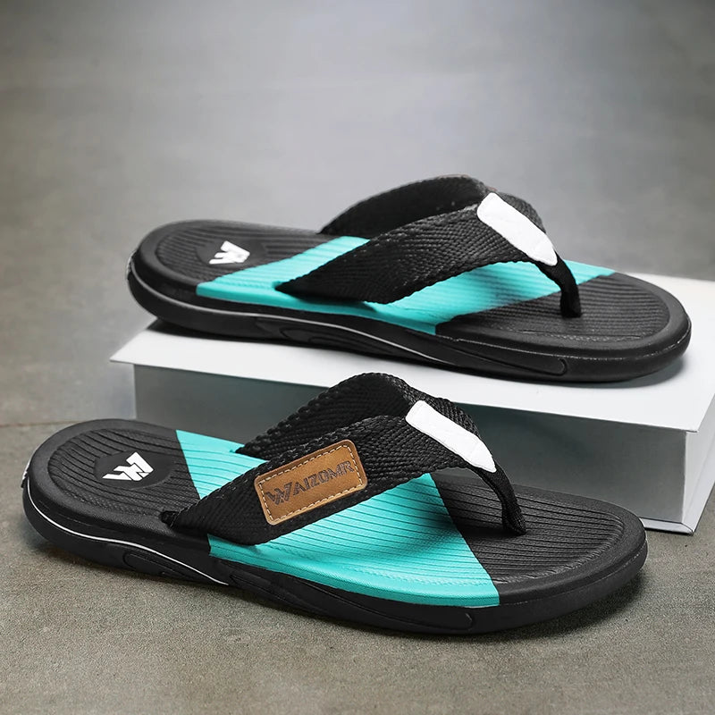 Tongs d'été antidérapantes imperméables — homme, sandales confortables décontractées