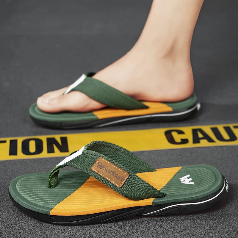 Chanclas de verano antideslizantes impermeables — hombre, sandalias cómodas casuales