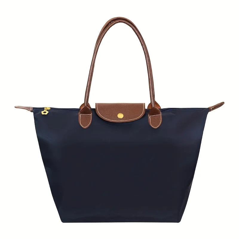 Bolso de mano plegable de nailon impermeable