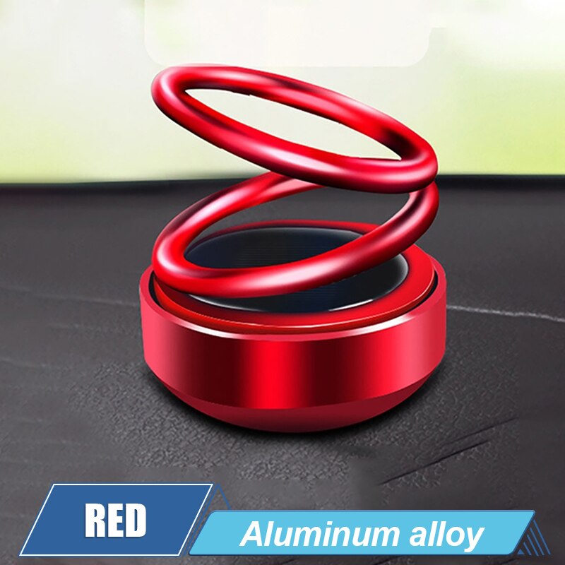 Solar Car Air Freshener - Rotating Illusion
