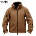 Chaqueta táctica de forro polar térmico