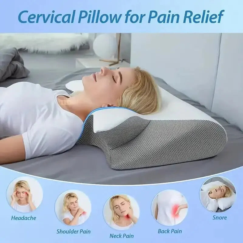 Oreiller papillon pour cervicales