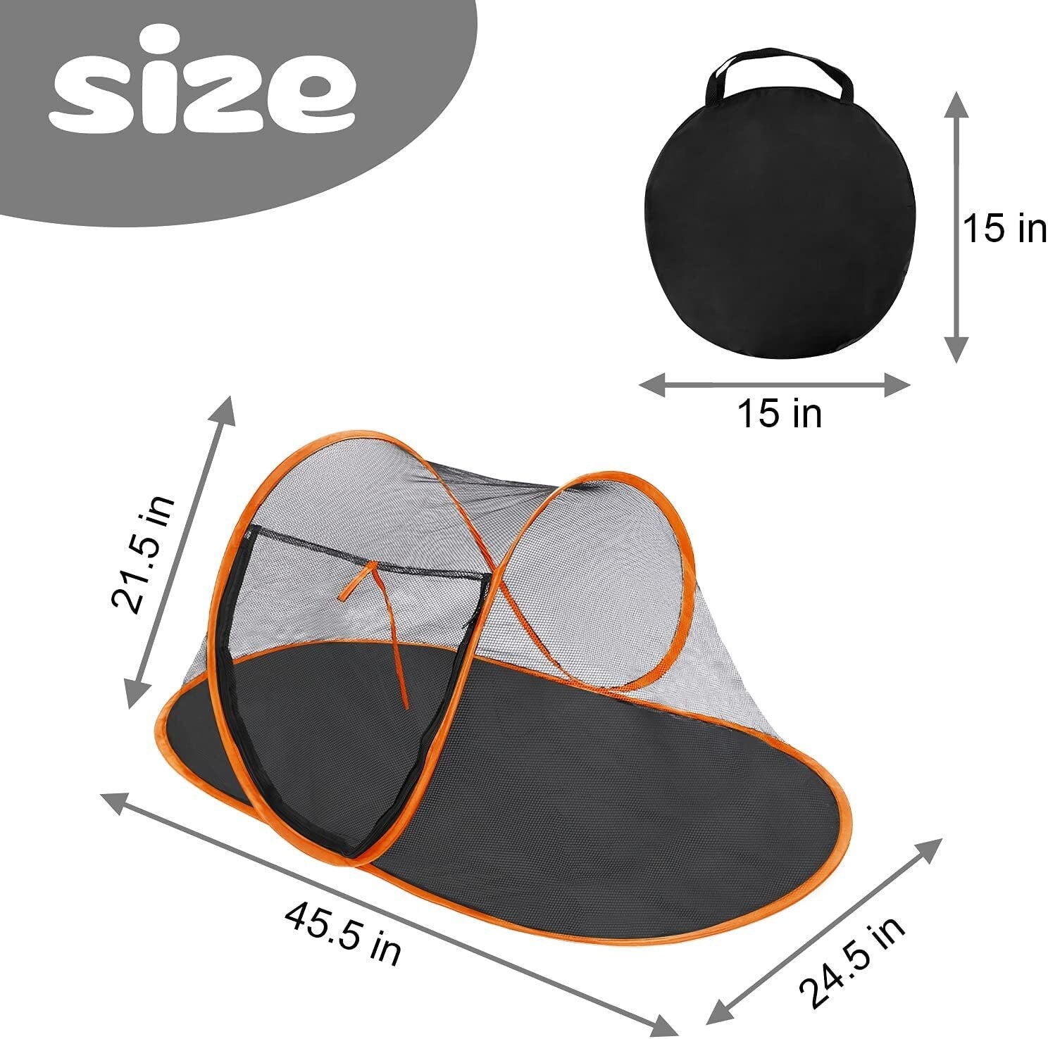Tente pliable portable pour animaux