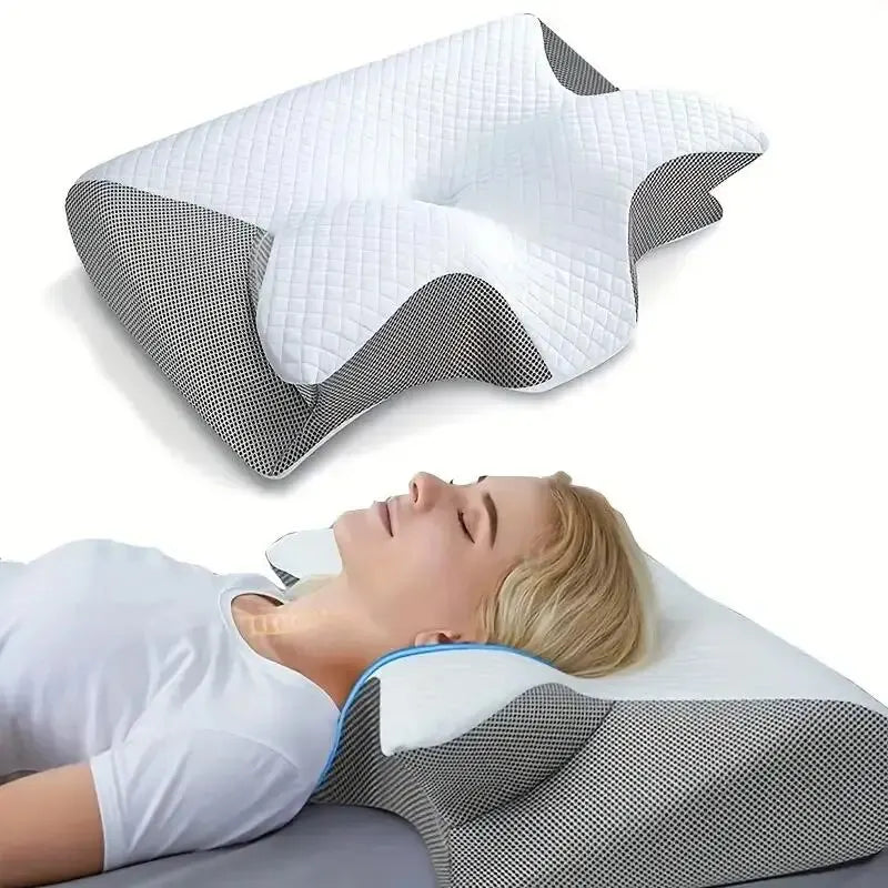 Oreiller papillon pour cervicales