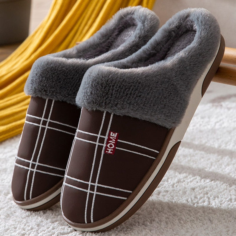 Mules d'hiver effet daim