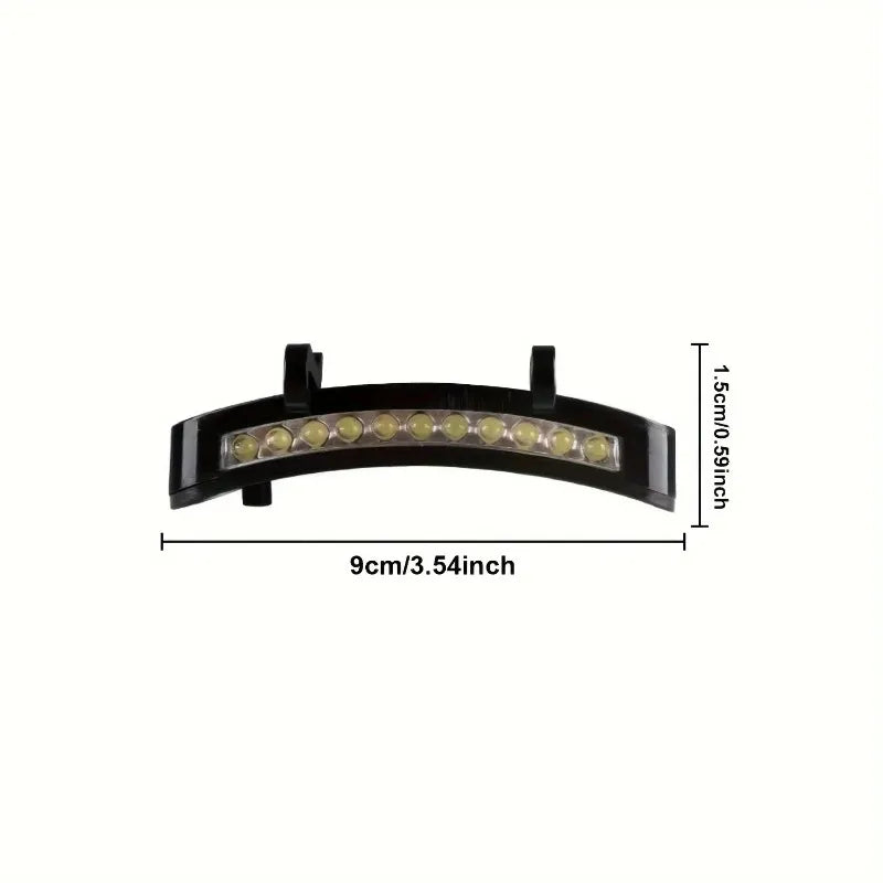 Lampe LED à Clip pour Casquette – Éclairage Mains Libres Ultra Lumineux pour Pêche, Camping, Randonnée et Activités Extérieures