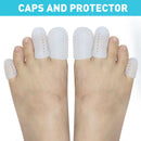 5 Paires de Protège-orteils anti-friction et silicone