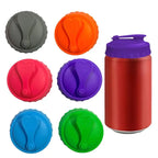 Bouchons Silicone Réutilisables pour Canettes – 6 Pièces