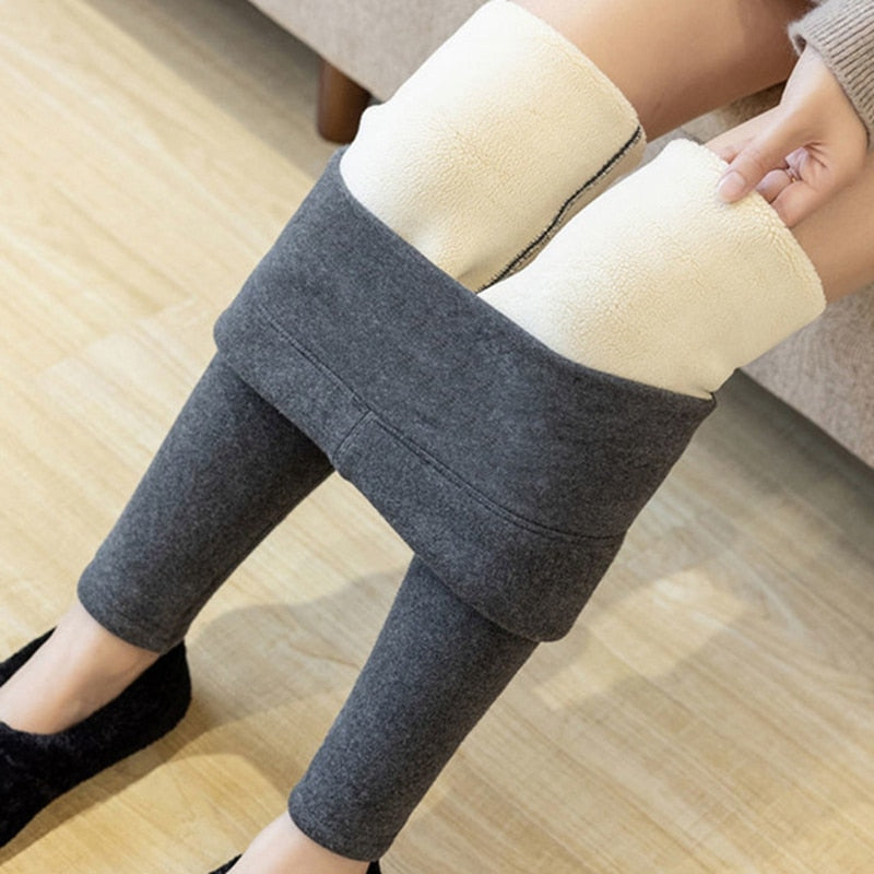 Leggings de mujer con forro polar