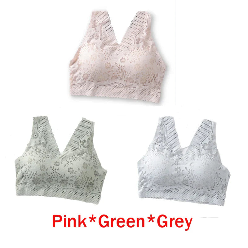 Pack de 3 Sujetadores Sin Costuras Excelente Sujeción