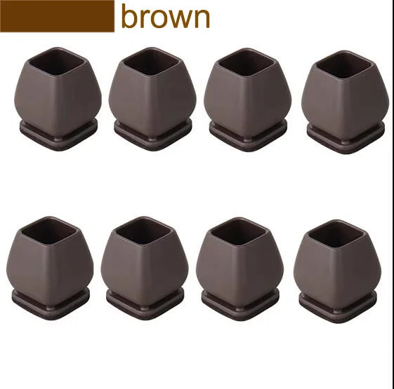 Protector de patas de silicona y fieltro para sillas y muebles - 8 piezas