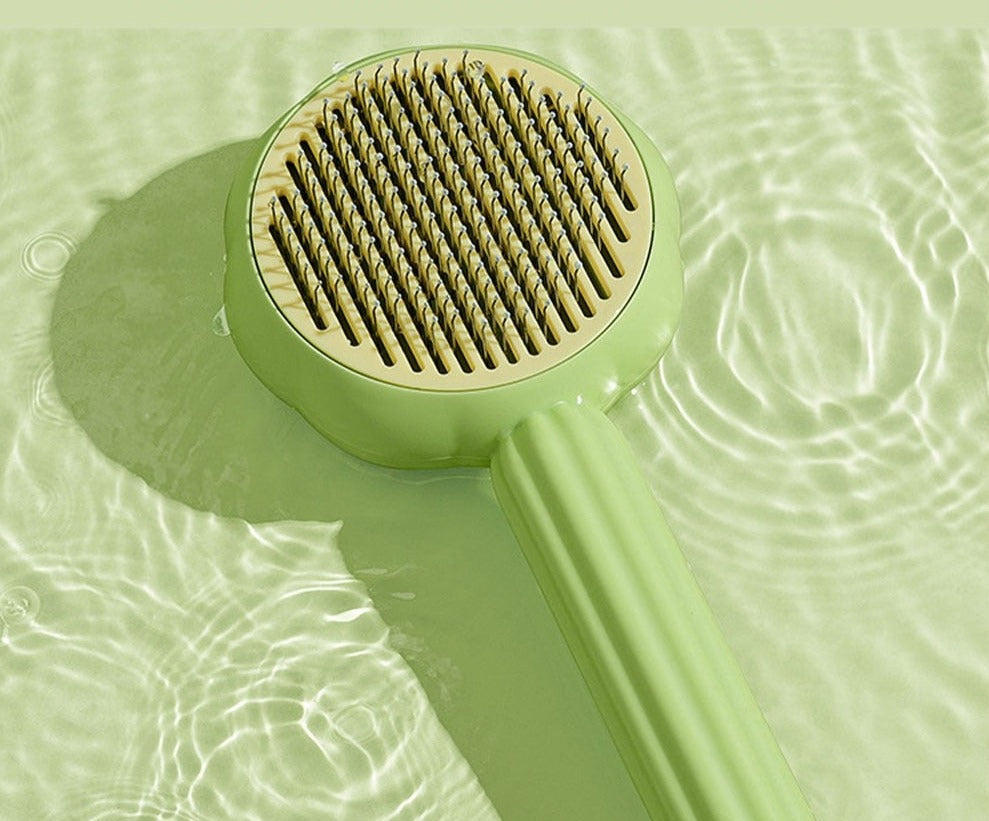 Brosse en Forme de Fleur Auto Nettoyante