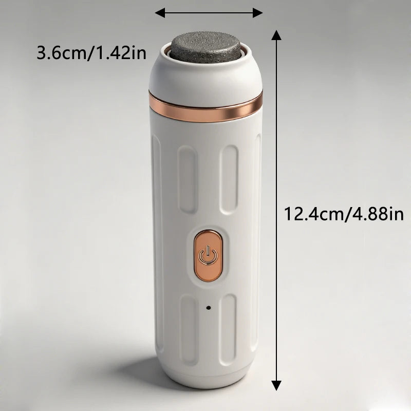 Râpe Électrique Anti-Callosités pour Pieds – Élimine Peaux Mortes et Corne - 3 Têtes Interchangeables OFFERTES