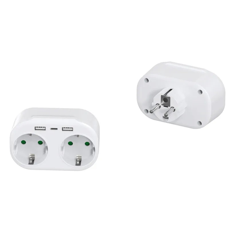 Multiprise murale 5 en 1 - USB et USB Type C