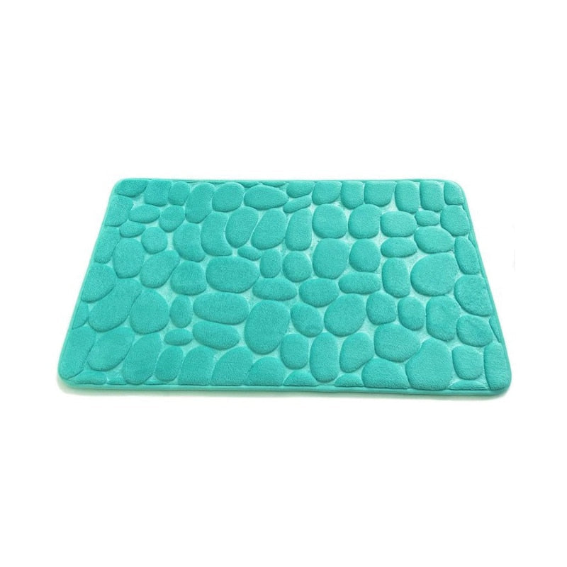 Alfombrilla de baño de adoquines ultra absorbente