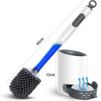 Brosse de toilette Hygiénique en silicone souple avec pulvérisateur intégré