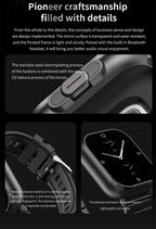 Montre intelligente connectée 2 en 1 avec écouteurs + Bracelet OFFERT
