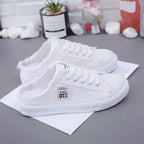 Basket Slip-on en Toile Légère - Femme