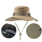 Chapeau d'Été à Large Bord et maille - Protection UV