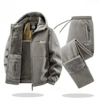 NORWAY Hooded Fleece Vest and Jogging Set - Ultra Warm - Men