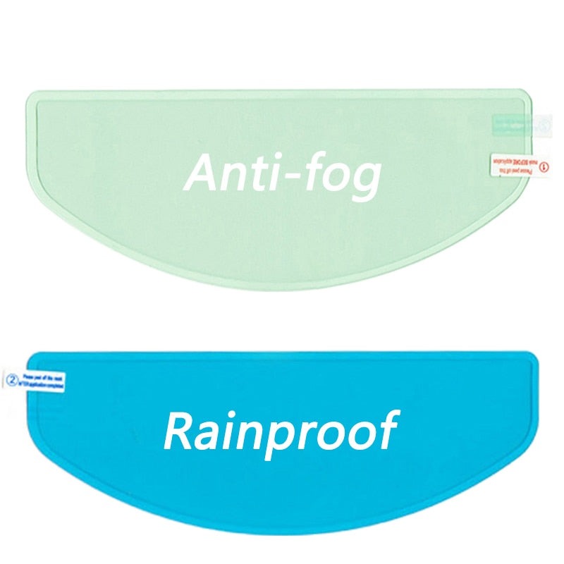 Protection anti-buée et pluie pour casque