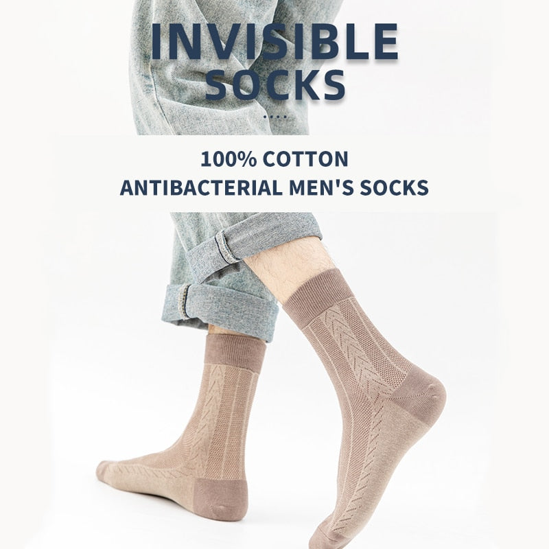 5 paires de chaussettes 100% antibactérien - Homme