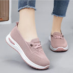 Chaussures décontractées respirantes à semelles épaisses pour femmes