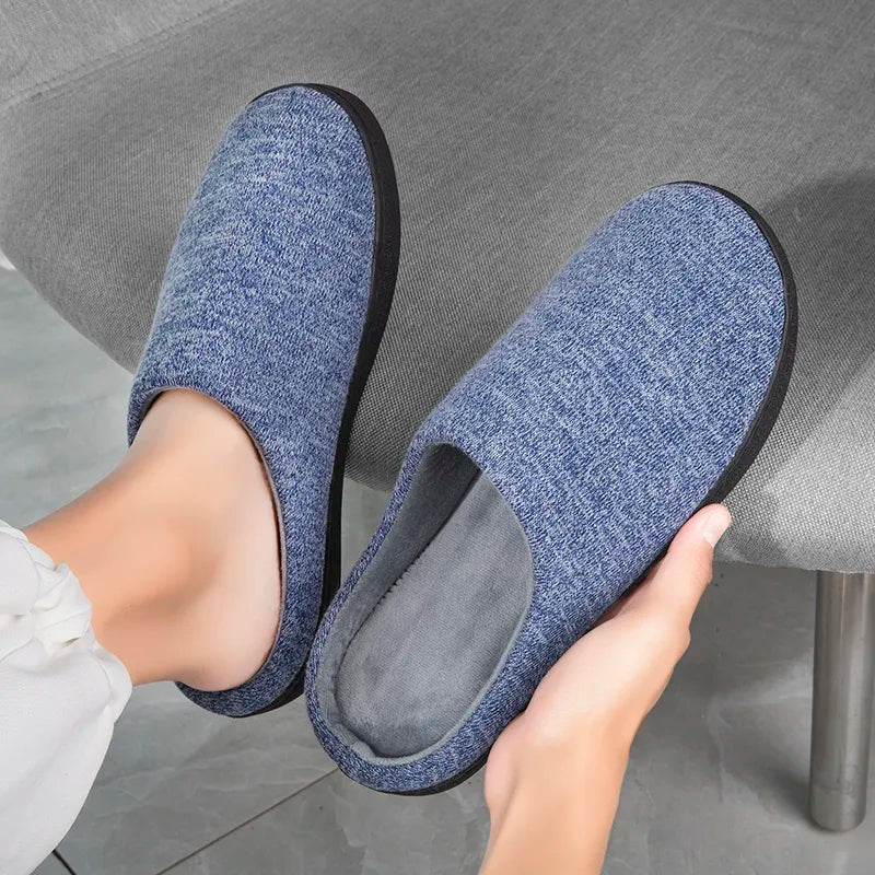 Pantoufles de maison antidérapantes et confortables - Mixte