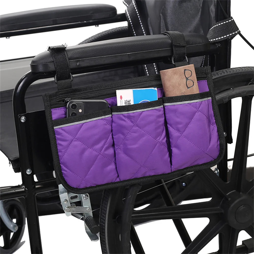 Organizador Lateral de Silla de Ruedas de Gran Capacidad