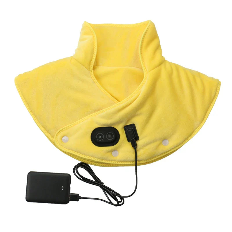 Almohada térmica y de masaje de triple zona: cuello, espalda y hombros