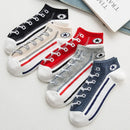 5x Socquettes originales Converse en Coton