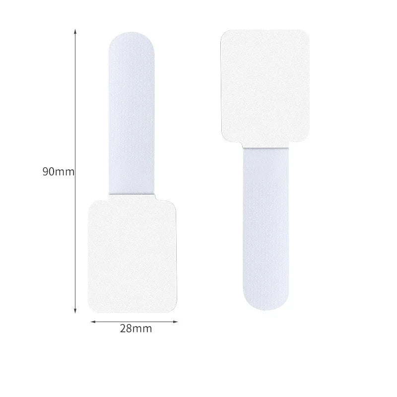 100x Sujetacables autoadhesivo - Velcro reutilizable