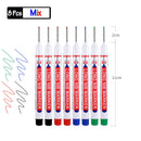 Ensemble de stylos marqueurs à tête longue 8pcs