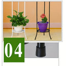 Étagère Métal 2 Niveaux pour Plantes Intérieur/Extérieur
