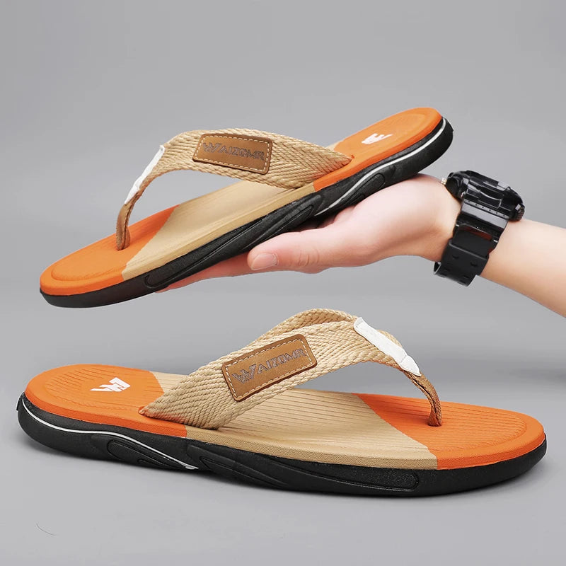 Chanclas de verano antideslizantes impermeables — hombre, sandalias cómodas casuales