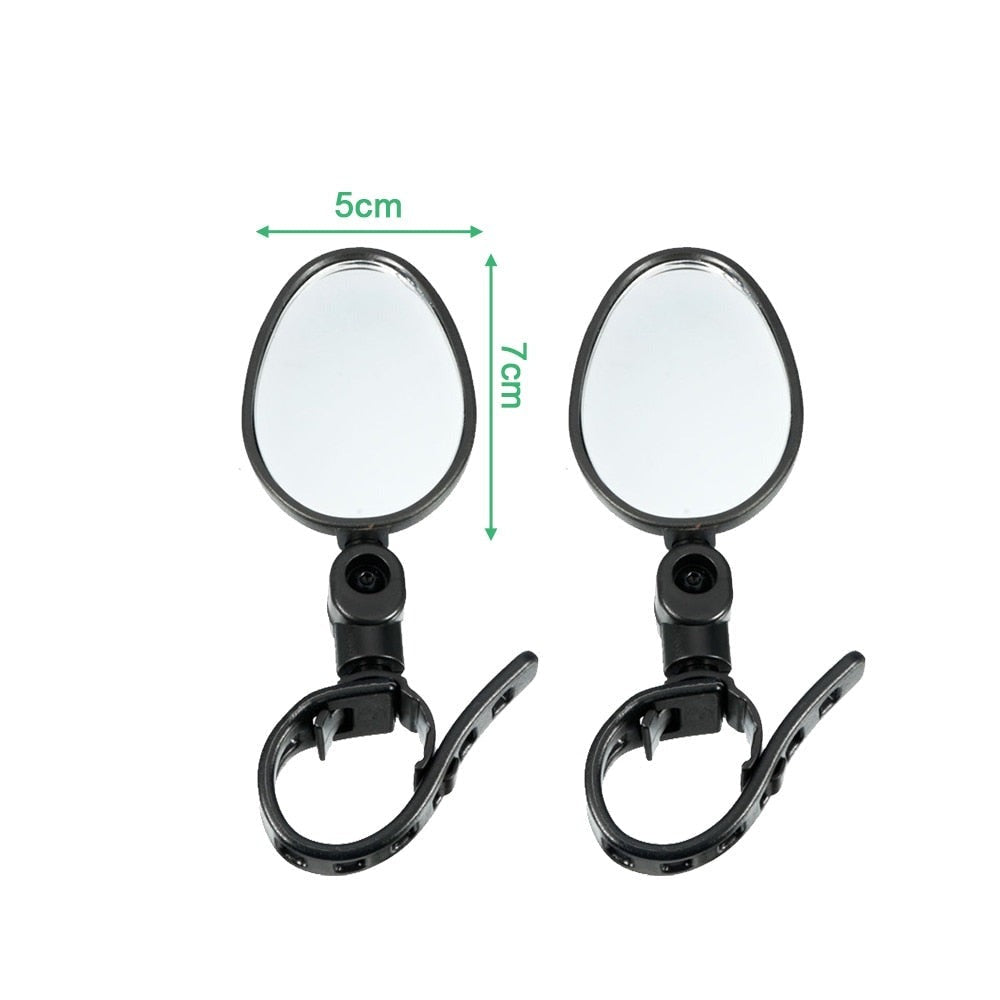 2x Bicycle rearview mirror
