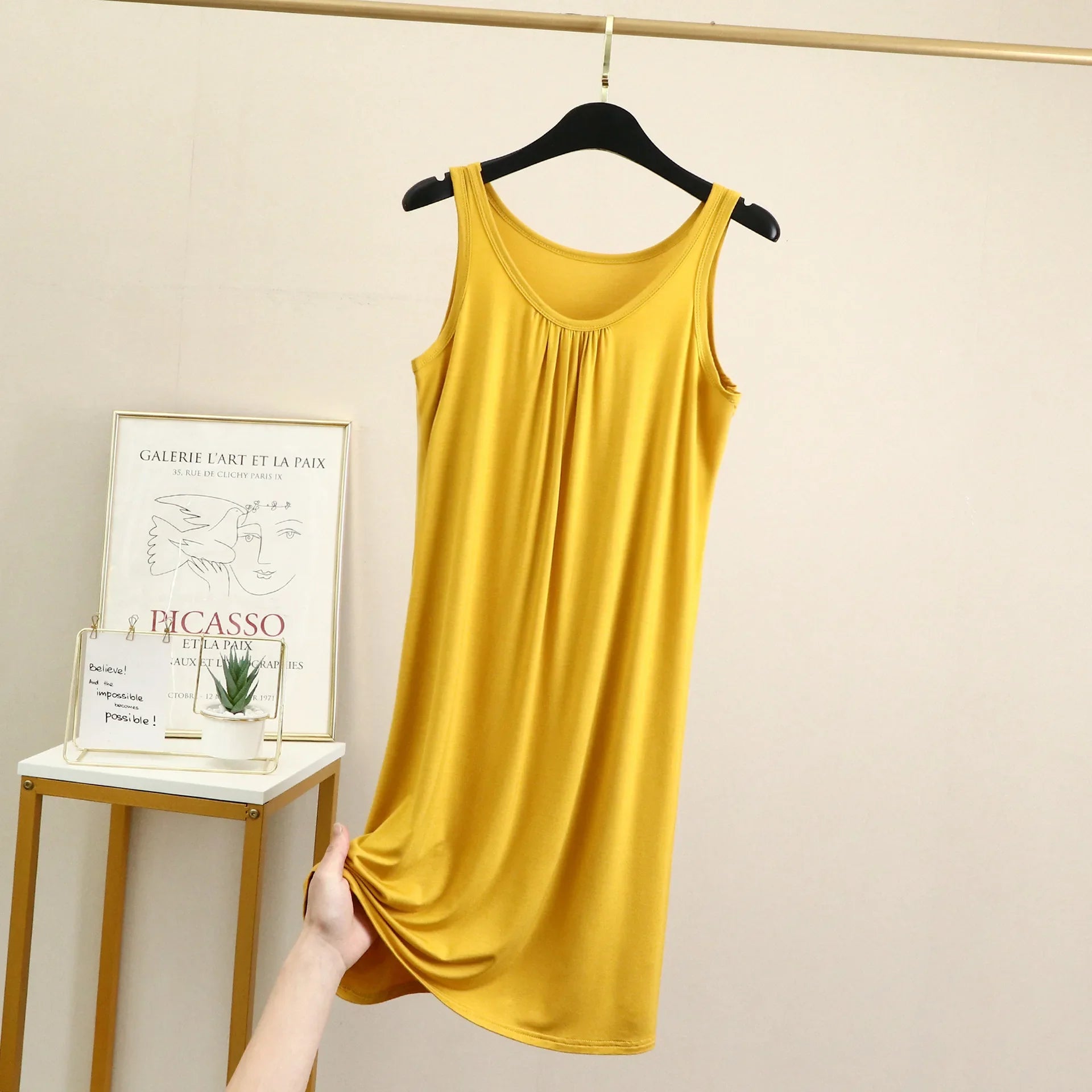 Camisón de modal sin mangas - Tallas grandes