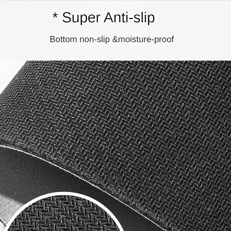 Tapis de Bain en Forme de L Absorbant & Antidérapant