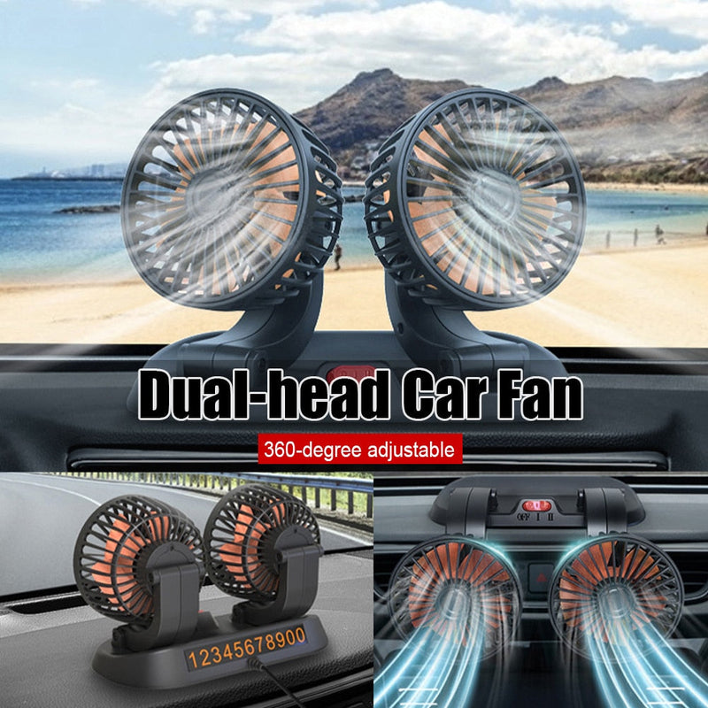 Mini Ventilateur rotatif pour voiture
