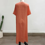 Robe Vintage d'Été en Lin & Coton Fluide et Légère