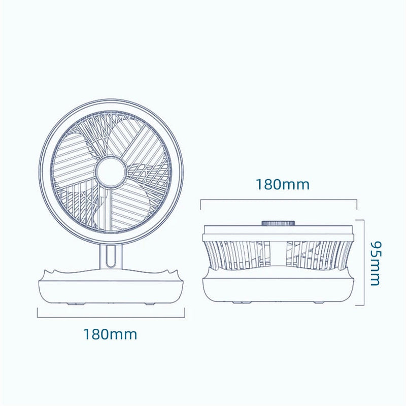 Ventilateur de Plafond Moderne À LED