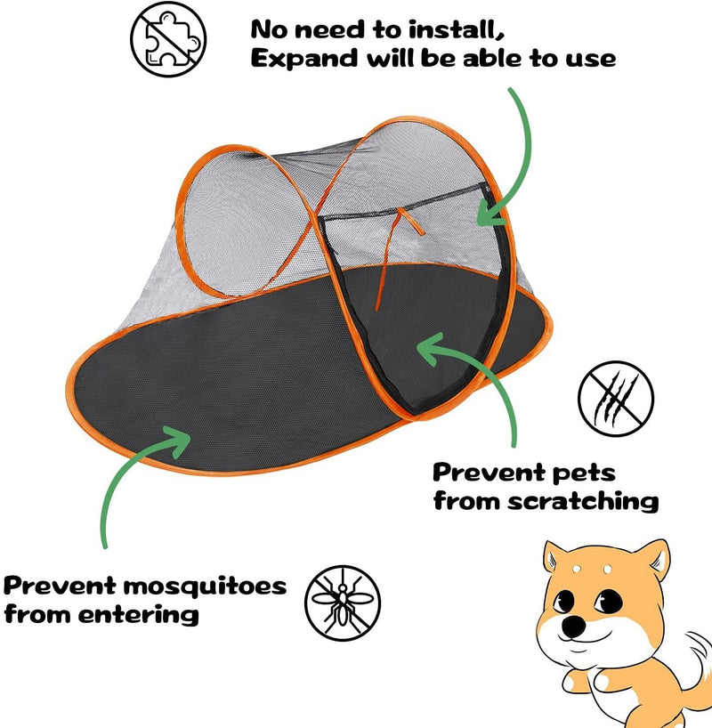 Tente pliable portable pour animaux