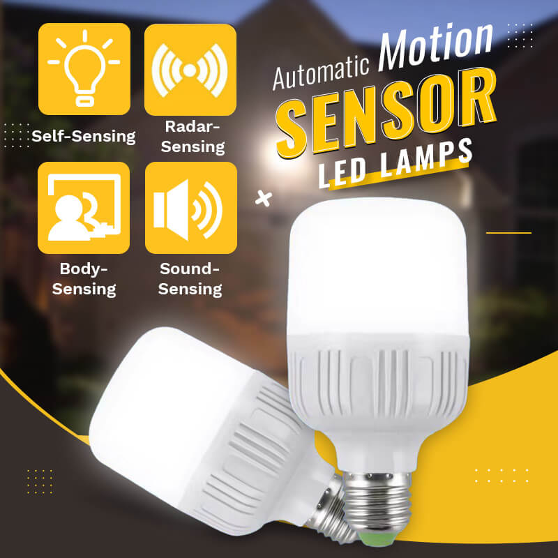 2 x Ampoule LED détection audio et mouvement