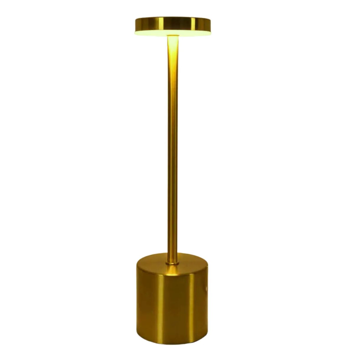 Lámpara de mesa LED táctil de metal