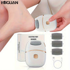Râpe Électrique Rechargeable avec éclairage LED pour Pieds Doux