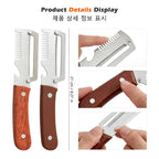 Éplucheur de Cuisine 3-en-1 en Acier Inoxydable avec Manche en Bois – Éplucheur, Râpe & Décapsuleur – 1 Acheté = 1 Offert