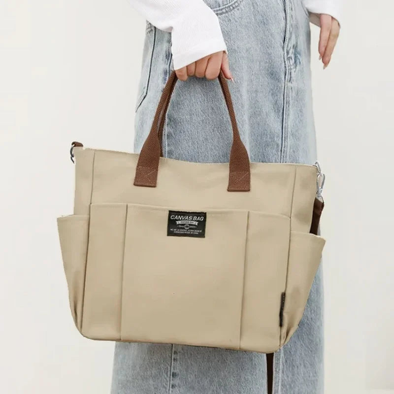 Sac Cabas en Toile Grande Capacité – Multi-Poches Pratiques