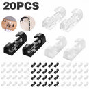 20x Clips pour l'organisation des câbles