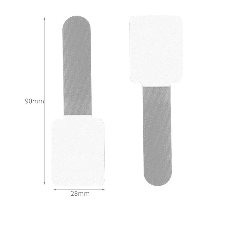 100x Sujetacables autoadhesivo - Velcro reutilizable