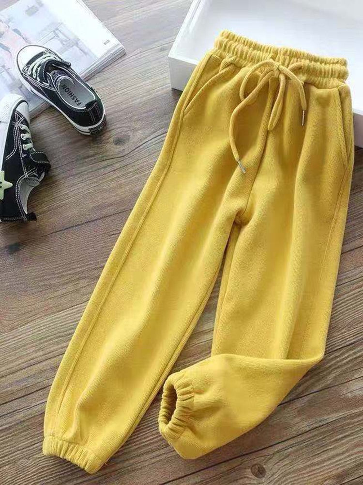 Pantalón de chándal de felpa - Mujer